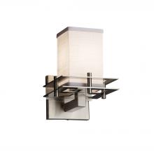  FAB-8171-15-WHTE-NCKL-LED1-700 - Metropolis 1-Light LED Wall Sconce (2 Flat Bars)