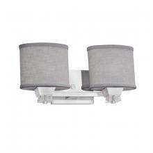  FAB-8472-30-GRAY-CROM-LED2-1400 - Ardent 2-Light LED Bath Bar