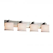  FAB-8924-30-WHTE-NCKL - Modular 4-Light Bath Bar