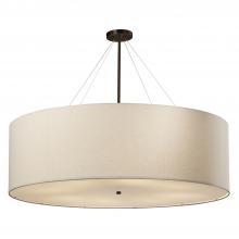 Justice Design Group FAB-9597-CREM-DBRZ-LED8-5600 - Classic 48Ã¢â‚¬Â LED Drum Pendant