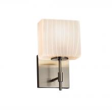 Justice Design Group FSN-8411-55-RBON-NCKL - Union 1-Light Wall Sconce (Short)