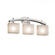  FSN-8593-55-WEVE-NCKL-LED3-2100 - Archway 3-Light LED Bath Bar