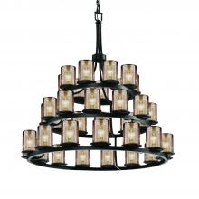  FSN-8712-10-MROR-MBLK - Dakota 36-Light 3-Tier Ring Chandelier