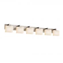  FSN-8926-55-OPAL-NCKL-LED6-4200 - Modular 6-Light LED Bath Bar