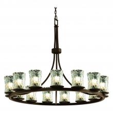  GLA-8715-16-CLRT-DBRZ-LED15-10500 - Dakota 15-Light 1-Tier Ring LED Chandelier