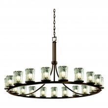  GLA-8716-16-CLRT-DBRZ-LED21-14700 - Dakota 21-Light 1-Tier Ring LED Chandelier