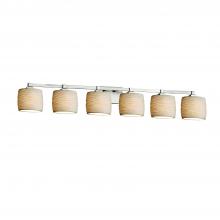  POR-8436-30-WAVE-NCKL - Regency 6-Light Bath Bar