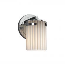 Justice Design Group POR-8451-10-PLET-CROM-LED1-700 - Atlas 1-Light LED Wall Sconce