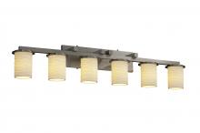  POR-8786-10-WAVE-NCKL-LED6-4200 - Dakota 6-Light LED Bath Bar