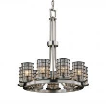  WGL-8766-10-GRCB-NCKL-LED9-6300 - Dakota 9-Light Ring LED Chandelier