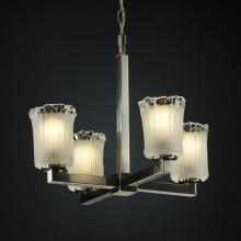  GLA-8829-16-WTFR-NCKL-LED4-2800 - Modular 4-Light LED Chandelier