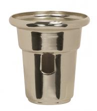  90/2354 - Heavy Duty Cup For Swing Arm Lamps; Nickel Finish; 2-1/2" Height; 2-1/4" Diameter