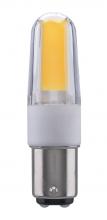  S11215 - 4 Watt; LED; 5000K; Clear; Double Contact Bayonet base; 120-130 Volt