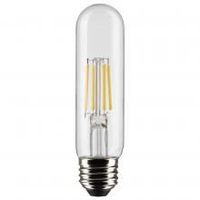  S21344 - 5.5 Watt T10 LED; Clear; Medium base; 90 CRI; 2700K; 120 Volt