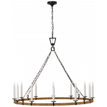 Visual Comfort & Co. Signature Collection CHC 5874AI/NRT - Darlana XL Wrapped Ring Chandelier