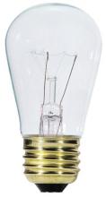  354000 - 11W S14 Incandescent Clear E26 (Medium) Base, 130 Volt, Card