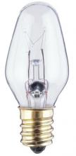  369100 - 7W C7 Incandescent Clear E12 (Candelabra) Base, 120 Volt, Box