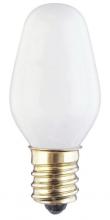  379200 - 7W C7 Incandescent White E12 (Candelabra) Base, 120 Volt, Card, 2-Pack