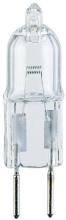  0624000 - 5W T3 JC Halogen Low Voltage Clear G4 Base, 12 Volt, Card