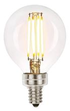  5050000 - 6W G16-1/2 Filament LED Clear Dimmable 2700K E12 (Candelabra) Base, 120 Volt, Card, 2-Pack