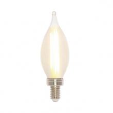  5275000 - 4.5W C11 Glowescent LED Dimmable Clear Spun-Satin 3000K E12 (Candelabra) Base, 120 Volt, Box