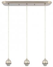  6301200 - 3 Light Mini Pendant Brushed Nickel Finish