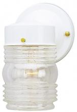  6687800 - Wall Fixture White Finish Clear Glass