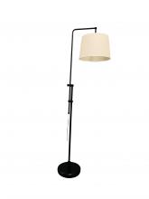 House of Troy CR700-BLK - Crown Point Adjustable Downbridge Floor Lamp