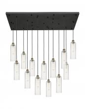  154BK-B-13P-BB-G434-12SDY - Crown Point - 13 Light - 54 inch - Brushed Brass - Multi Pendant