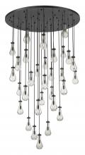  160BK-451-1P-BK-G451-5CL-20 - Owego - 31 Light - 60 inch - Matte Black - Multi Pendant