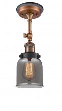  201FBP-ACBK-G53 - Bell - 1 Light - 5 inch - Antique Copper - Semi-Flush Mount