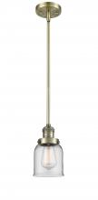 Innovations Lighting 201S-AB-G52 - Bell - 1 Light - 5 inch - Antique Brass - Stem Hung - Mini Pendant