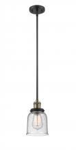 Innovations Lighting 201S-BAB-G54 - Bell - 1 Light - 5 inch - Black Antique Brass - Stem Hung - Mini Pendant