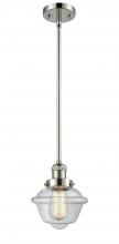 Innovations Lighting 201S-PN-G532-LED - Oxford - 1 Light - 8 inch - Polished Nickel - Stem Hung - Mini Pendant