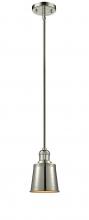  201S-PN-M9-LED - Addison - 1 Light - 5 inch - Polished Nickel - Stem Hung - Mini Pendant