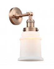 Innovations Lighting 203-AC-G181 - Canton - 1 Light - 7 inch - Antique Copper - Sconce
