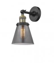  203-BAB-G63-LED - Cone - 1 Light - 6 inch - Black Antique Brass - Sconce