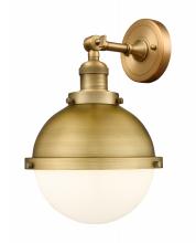 Innovations Lighting 203-BB-HFS-81-BB-LED - Hampden - 1 Light - 9 inch - Brushed Brass - Sconce