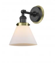  203BP-BKAB-G41 - Cone - 1 Light - 8 inch - Matte Black - Sconce