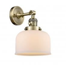  203SW-AB-G71-LED - Bell - 1 Light - 8 inch - Antique Brass - Sconce