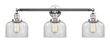 Innovations Lighting 205-PC-G72 - Bell - 3 Light - 32 inch - Polished Chrome - Bath Vanity Light