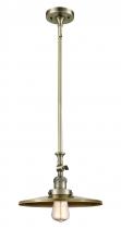  206-AB-MFR-AB-12 - Appalachian - 1 Light - 12 inch - Antique Brass - Stem Hung - Mini Pendant