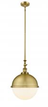 Innovations Lighting 206-BB-HFS-121-BB-LED - Hampden - 1 Light - 13 inch - Brushed Brass - Stem Hung - Pendant