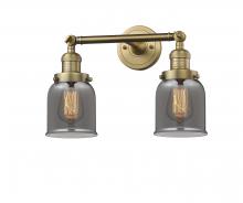  208-BB-G53-LED - Bell - 2 Light - 16 inch - Brushed Brass - Bath Vanity Light