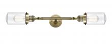  208L-AB-G312-LED - Dover - 2 Light - 5 inch - Antique Brass - Bath Vanity Light