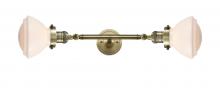  208L-AB-G321-LED - Olean - 2 Light - 7 inch - Antique Brass - Bath Vanity Light