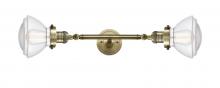  208L-AB-G322-LED - Olean - 2 Light - 7 inch - Antique Brass - Bath Vanity Light