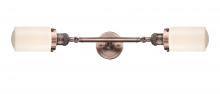 Innovations Lighting 208L-AC-G311-LED - Dover - 2 Light - 5 inch - Antique Copper - Bath Vanity Light