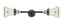  208L-BAB-G192-LED - Bellmont - 2 Light - 6 inch - Black Antique Brass - Bath Vanity Light