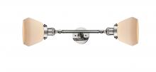 Innovations Lighting 208L-PN-G171 - Fulton - 2 Light - 7 inch - Polished Nickel - Adjustable Bath Vanity Light